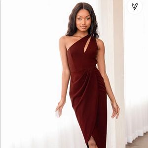 Lulus one shoulder dress